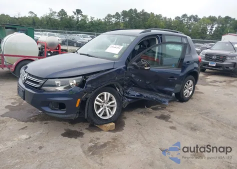 2016 Volkswagen Tiguan S from USA, damaged, VIN WVGAV7AX5GW563607